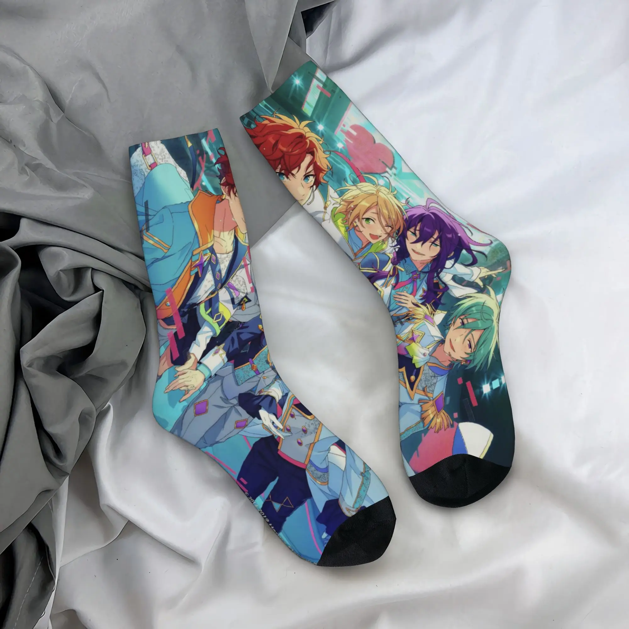 E-Ensemble-Stars Gift Dress Socks Merch for Women Cozy Stockings