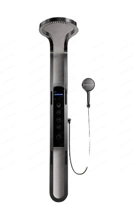 

Shower Head Set System, Waterfall Rainfall,Luxury Multifunction Wall Mounted Panel ,Black Brass, Bathroom Hotel