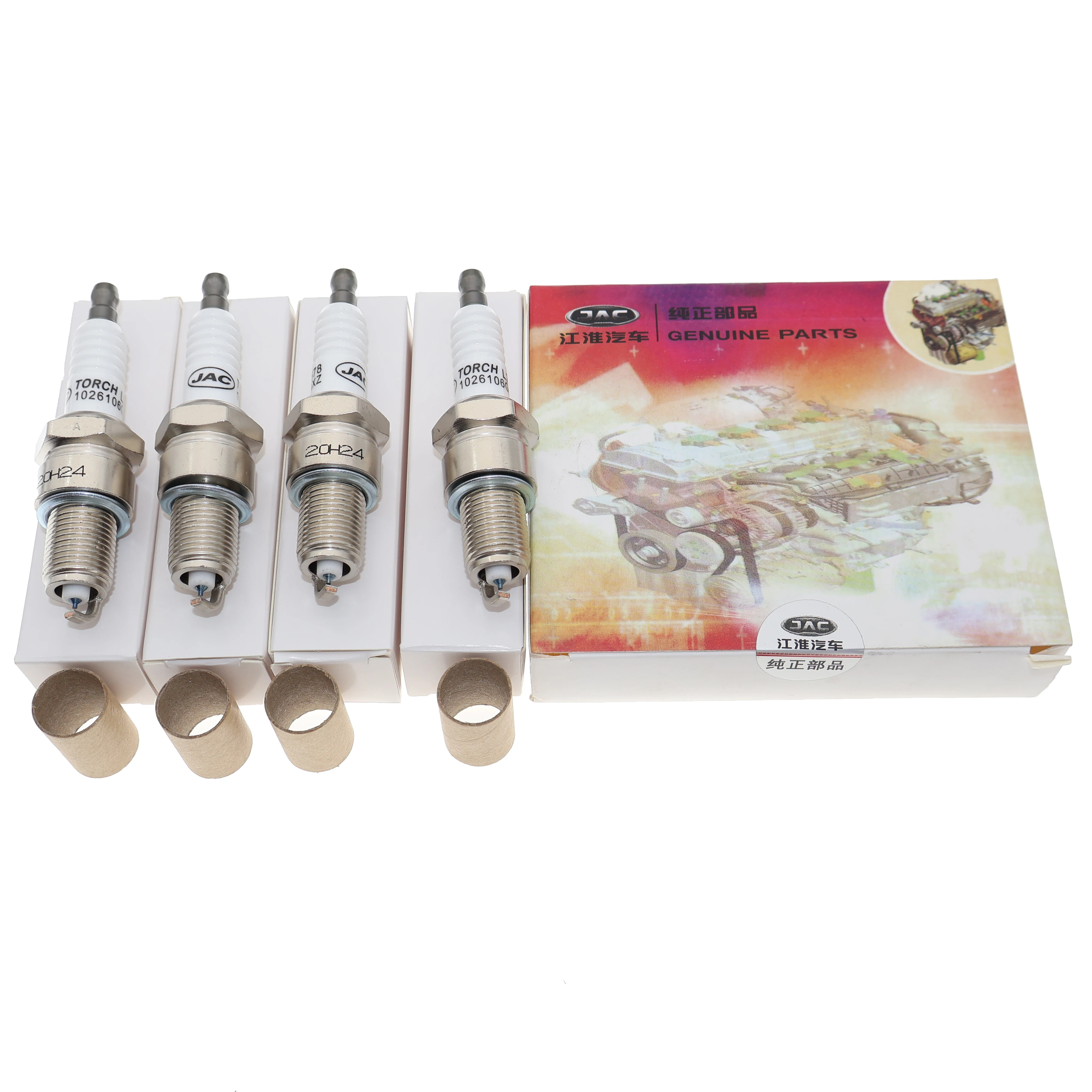 Spark Plug 4 Pcs/Lot Ignition System For Rein M1 Refine S5 M5 JAC T6 T8 1026106GAA 1026106GAAXZ