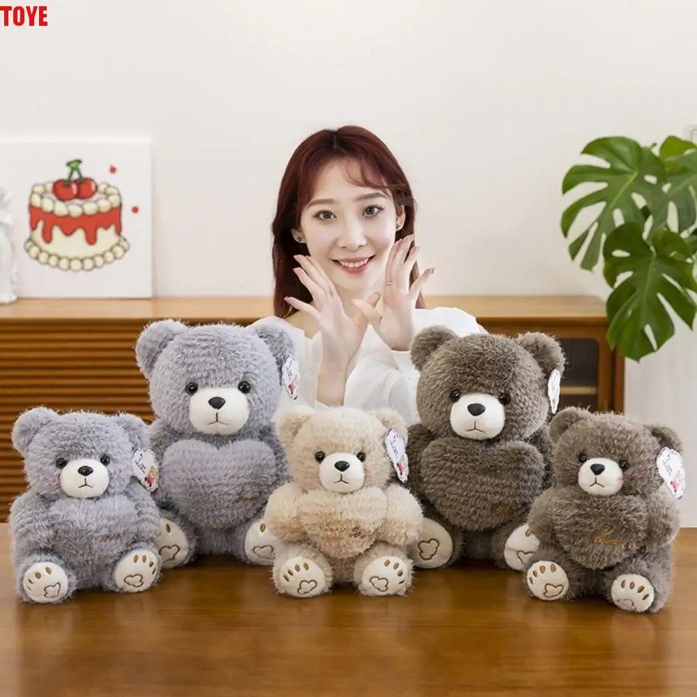 

Kawaii Holding Love Bear Plush Toy Big Paw 28/38cm Stuffed Bear Doll Fluffy Cartoon Animal Plush Doll Birthday Party Decor