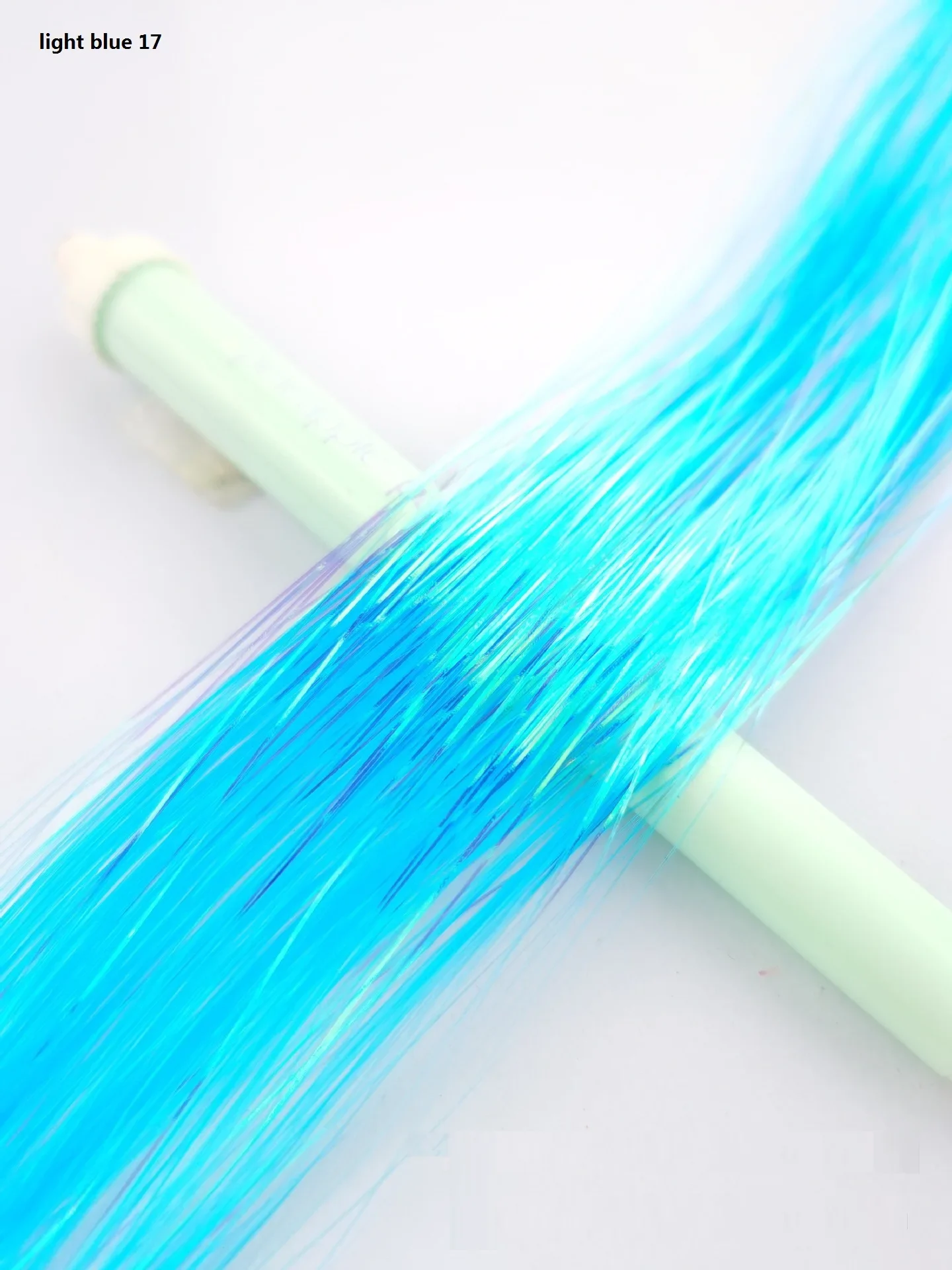 150 Stränge Bunter Glitzer-Haarverlängerungen, 100 cm Lang, Holografische Haaraccessoires für Partys und Veranstaltungen – Detail 19