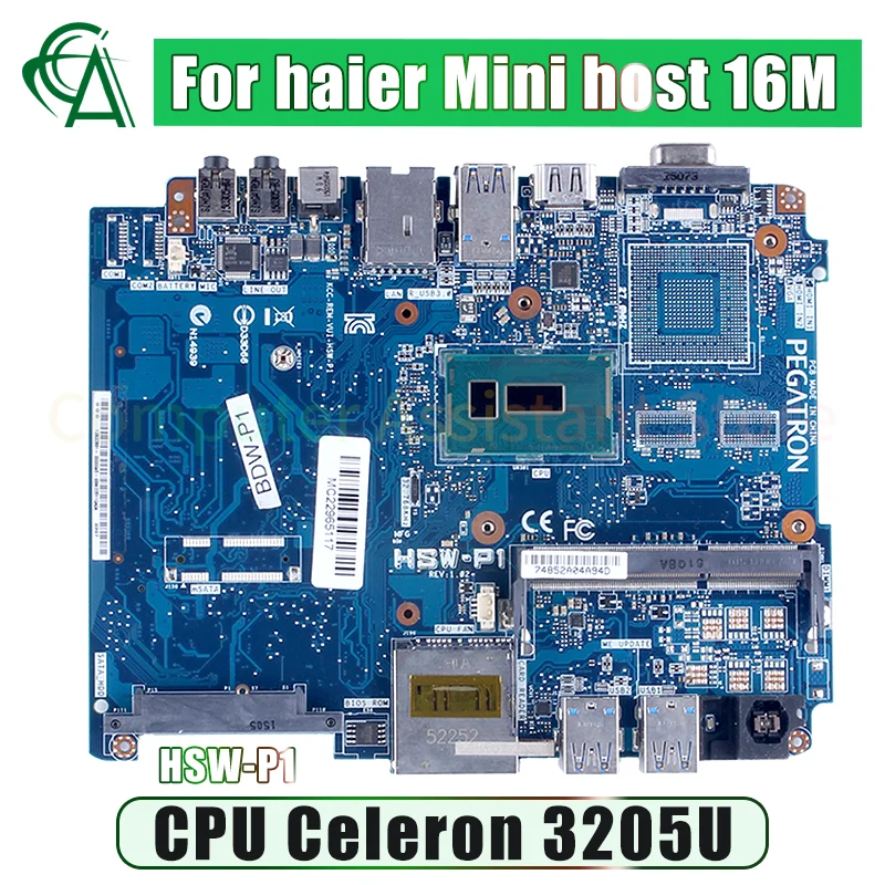 

Оригинальная материнская плата для ноутбука haier Mini 11 M SR215 Celeron 3205U