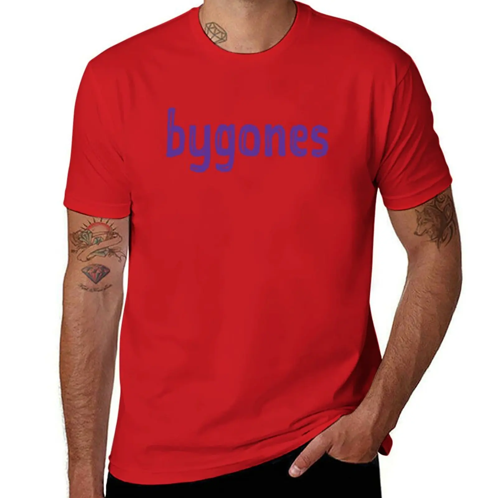 Bygones T-shirt Aesthetic clothing korean fashion summer clothes summer top heavy weight t shirts for men