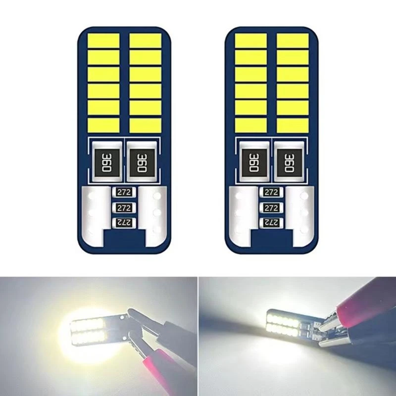 0xxd ترقيات الألومنيوم T10 مصابيح وقوف السيارات LED مصابيح مؤشر المؤشر للسائقين الذين يركزون على تقليل استهلاك طاقة المركبات