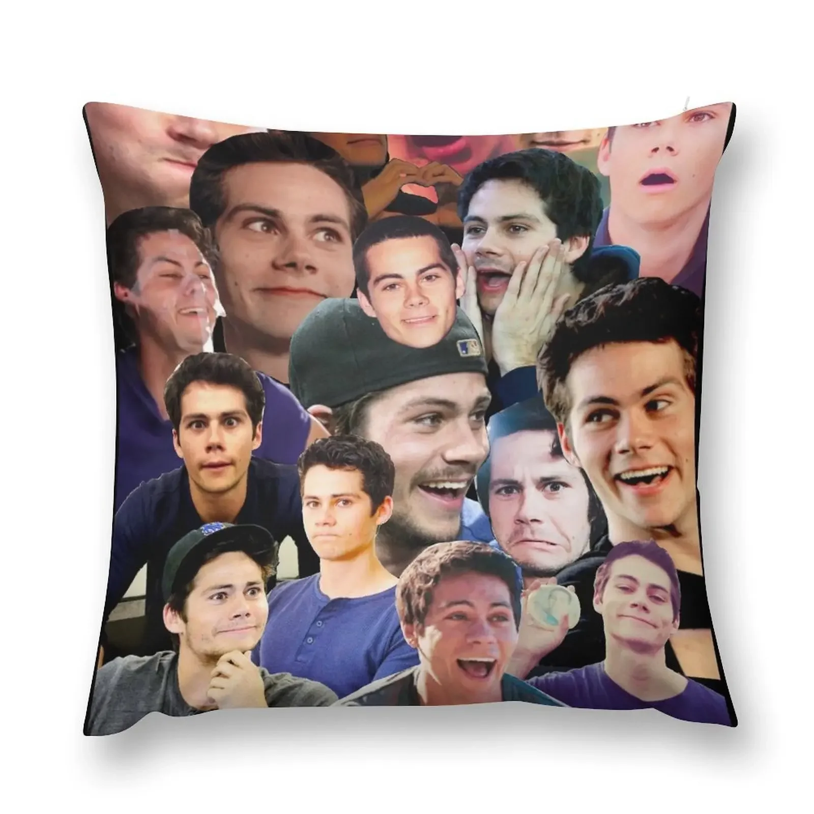 DYLAN O’BRIEN BEING FUNNY Throw Pillow Elastic Cover For Sofa Cushions For Sofa Luxury Cushion Cover pillows decor home pillow