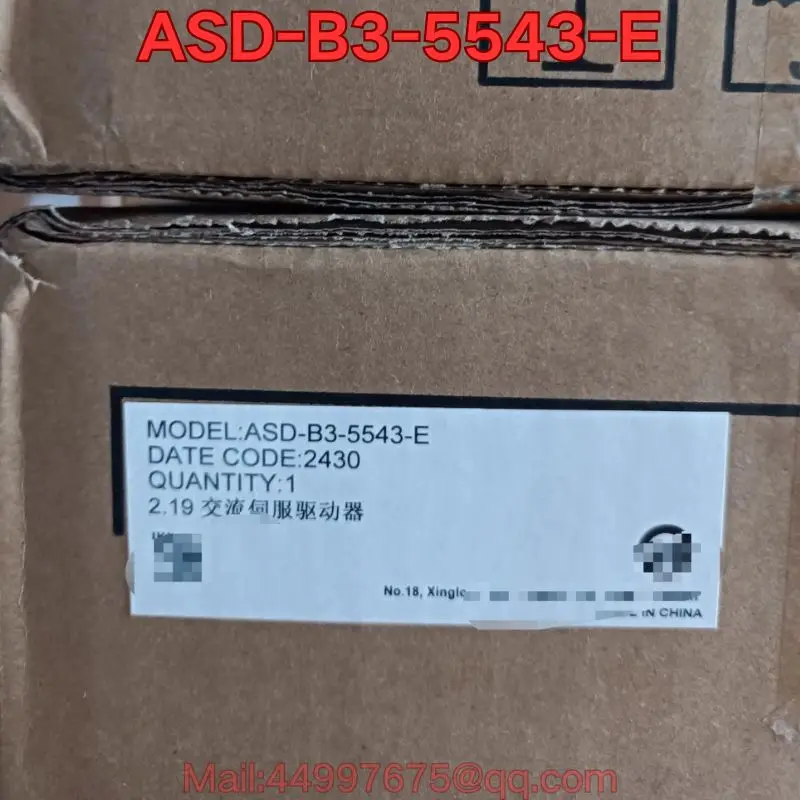 Brand new ASD-B3-5543-E ASD-B3-5543-M ASD-B3-5543-L servo drive Latest prices for August 2026