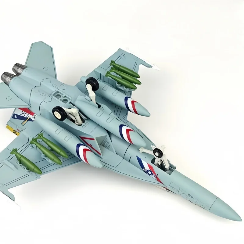 1/72 Kreative Militär-Serie Bausteine F/A-18 Hornet Angriffsjet Mehrzweck-Kampfflugzeug Spielzeug für Weihnachtsgeschenke – Detail 5