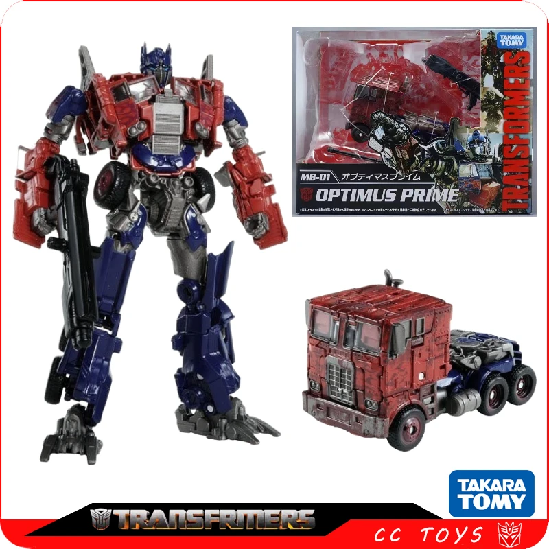 

In stock Takara Tomy Transformers Toy Movie The Best Series MB-01 Optimus Prime Action Figure Robot Collectible Children's Toy