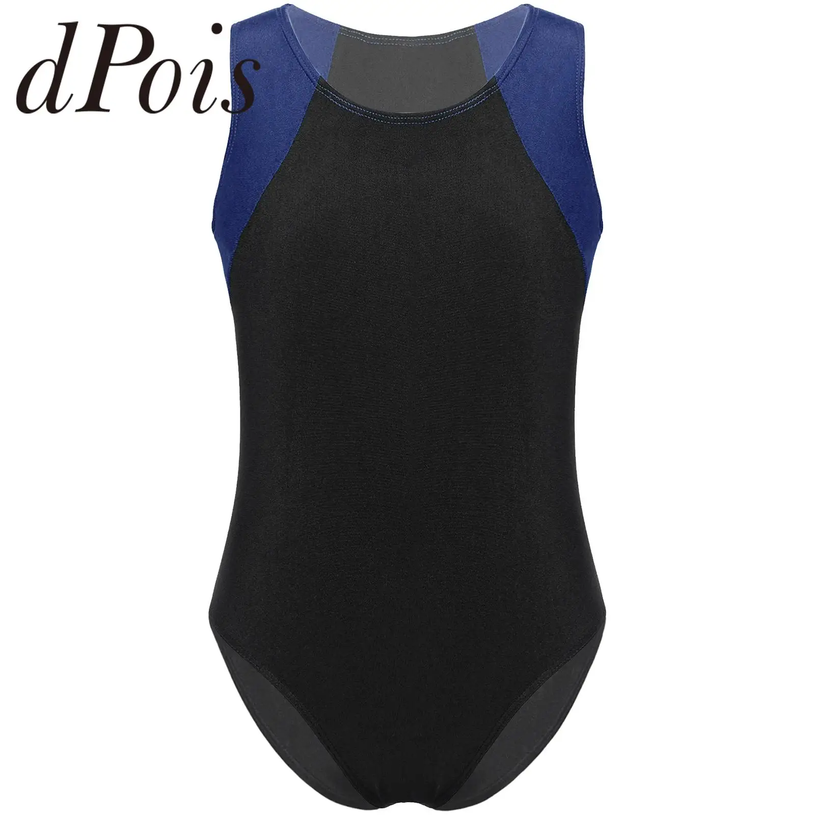 Kids Athletic Leoatrd for Boy Sleeveless Workout Fitness Bodysuit Boy's Exercise Sports Leotards Children's Gymnastics Jumpsuit
