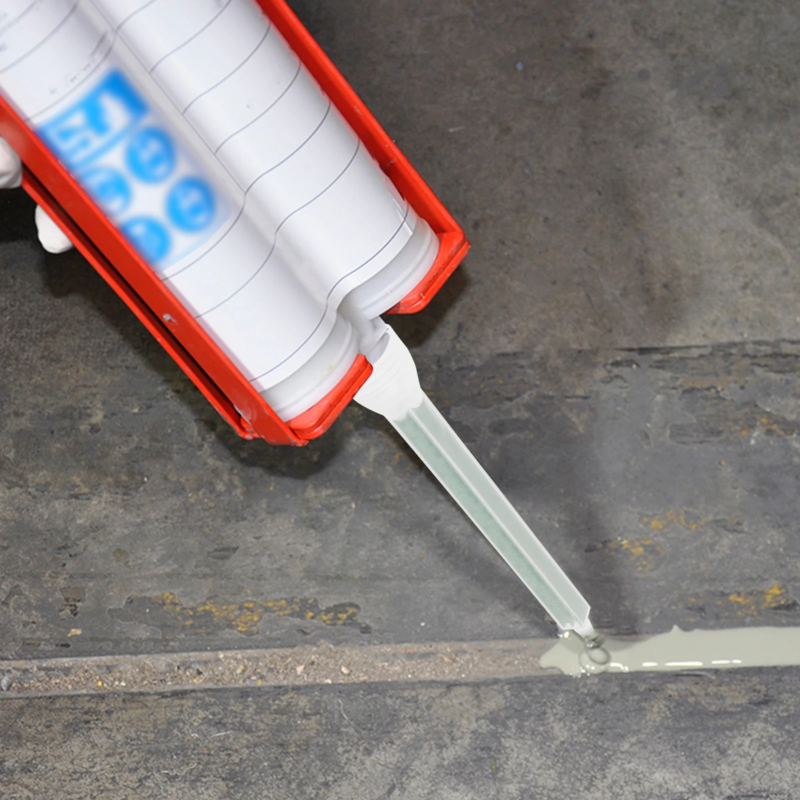 20Pcs Epoxy Resin Mixing Nozzle Static Mixer Plastic Adhesive Mixing Tube Syringe for AB Glue Gun Two Component Liquid Mixer