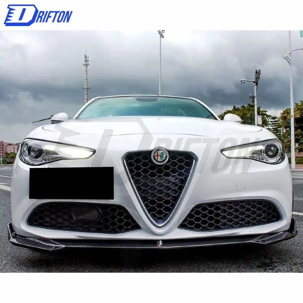 CMST Style Front Lip For Alfa Romeo Giulia Base Ti Carbon Fiber Body Kit