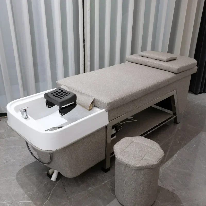 

Fashion Shower Head Shampoo Chair Hair Stylist Water Circulation Bed Wash Salon Furniture For MQ50SC