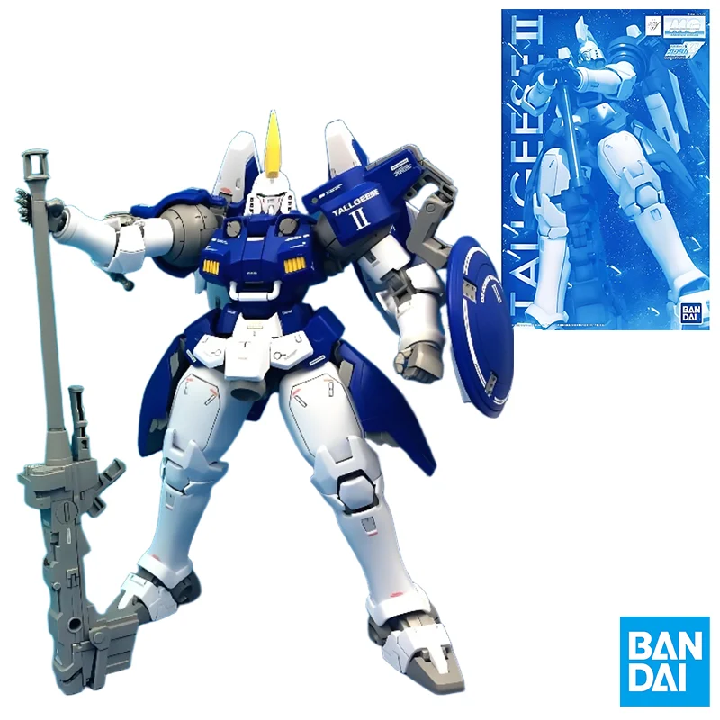 Bandai Original Gundam Modellbausatz MG Tallgeese 2, Actionfigur, Modellbaugruppe, Spielzeug, Sammlermodell, Ornamente, Geschenke für Kinder