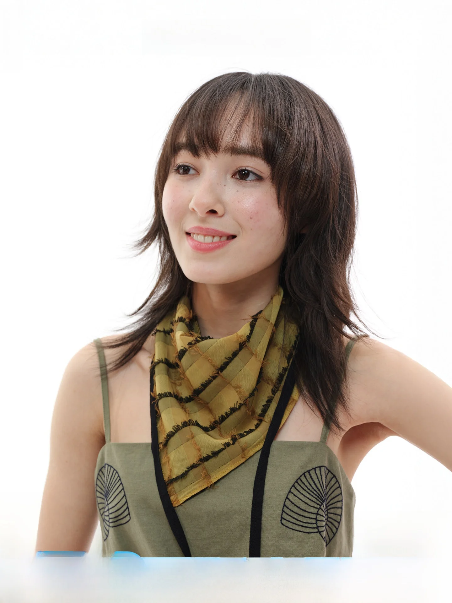 spring-thin-neck-scarf-fashionable-green-versatile-bow-tie-headscarf-fringed-silk-scarf-stylish-accessory-for-teens