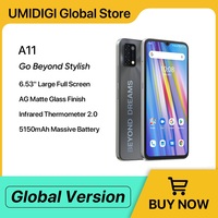 UMIDIGI A11 Global Version Android 11 Smartphone Helio G25 4GB 128GB 6.53\