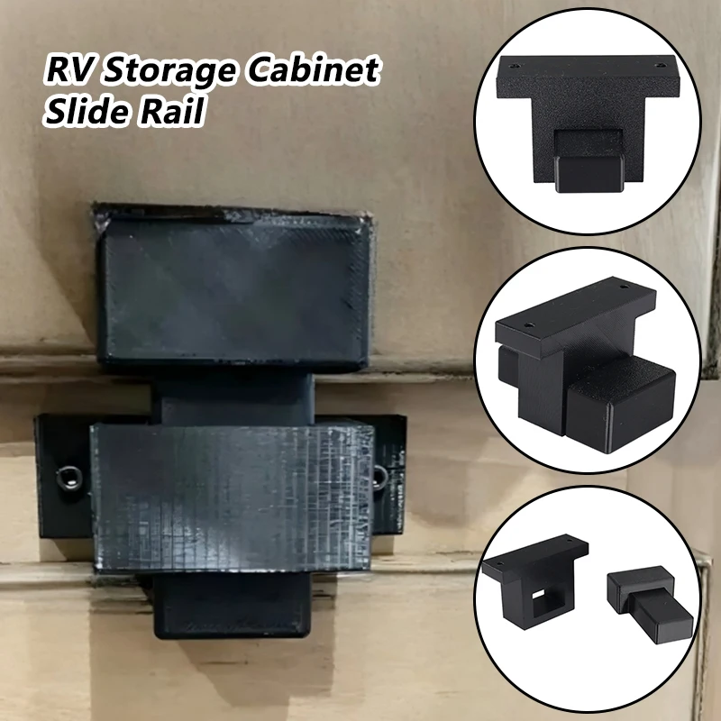 

Customization RV Food Storage Compartments Sliding Lock Secures The RV Storage Cabinet Rails Prevent Open The Vehicle RV Parts