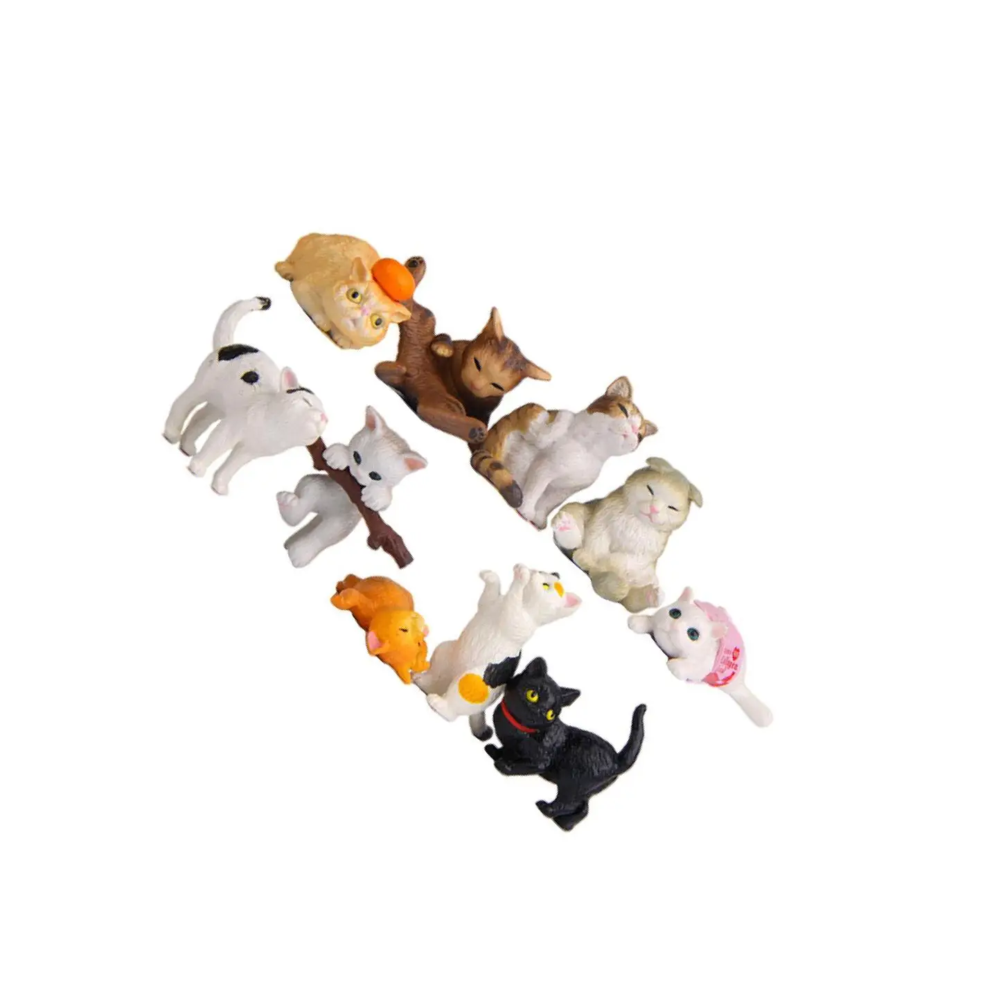 10pieces Animal Model Figures Dog Statue Sculpture Realistic Animals And Home Decor Collectibles Car Figurine Birthday.