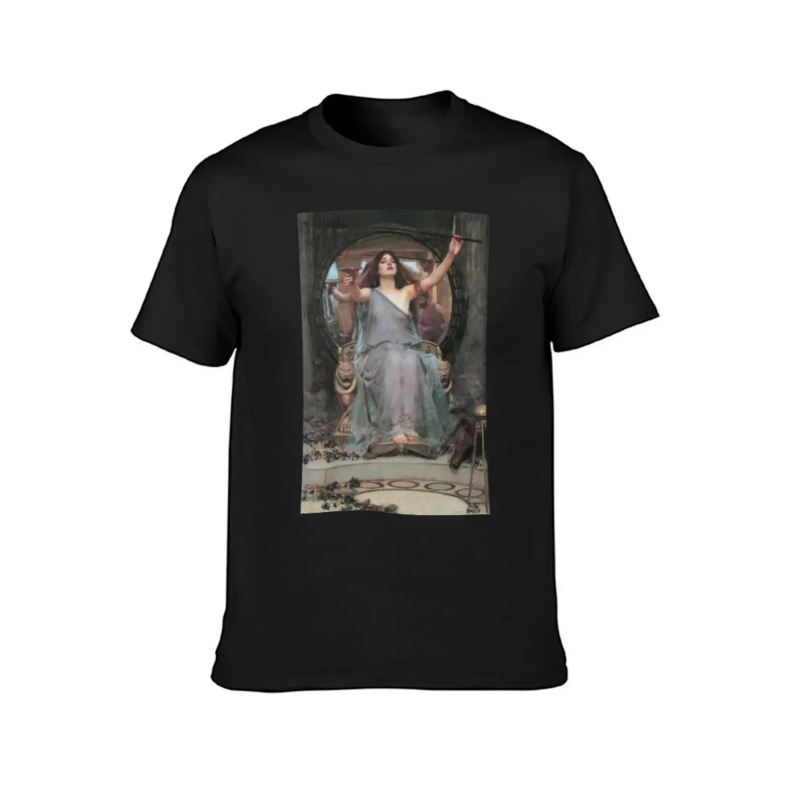 Vintage John William Waterhouse - Circe Offering The Cup To Odysseus 1891 Fine Art T-Shirt new edition black t shirts for men