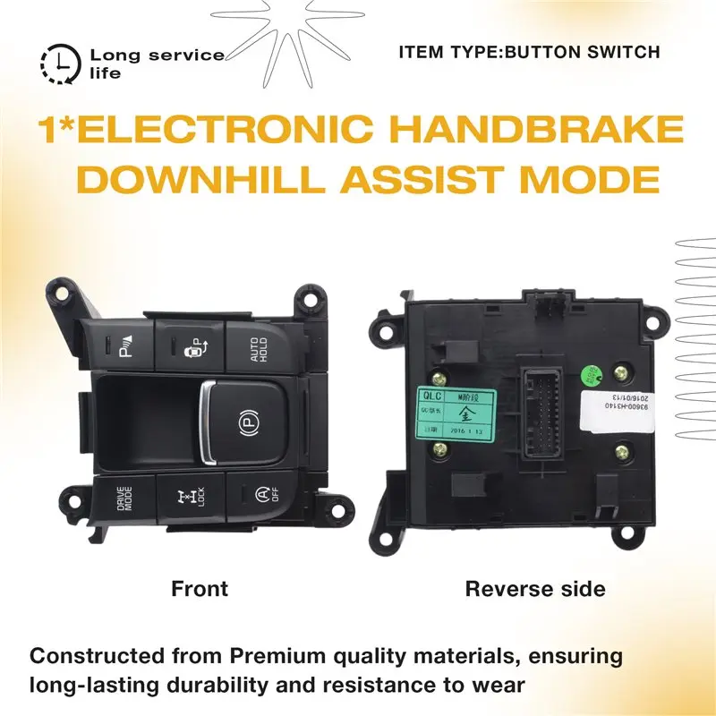 

Downhill Assist Mode Switch 93600D9140 Electronic Handbrake For KIA SPORTAGE 2016+