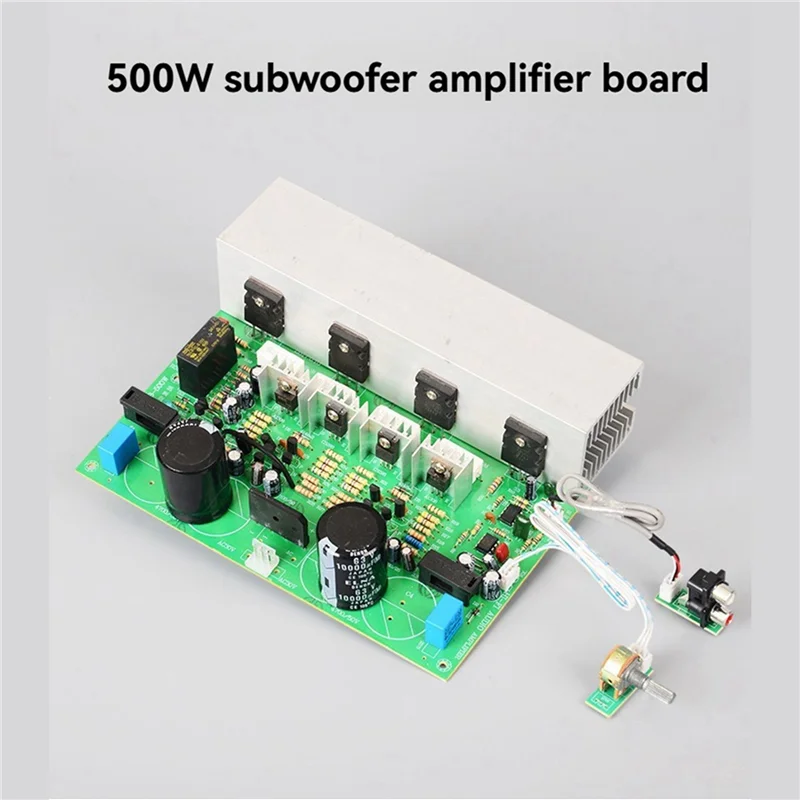 B64C 2X 500 واط A1943/C5200 مضخم صوت عالي الطاقة لوحة مكبرات الصوت AC24-30V وحدة مكبر صوت جهير ثقيلة