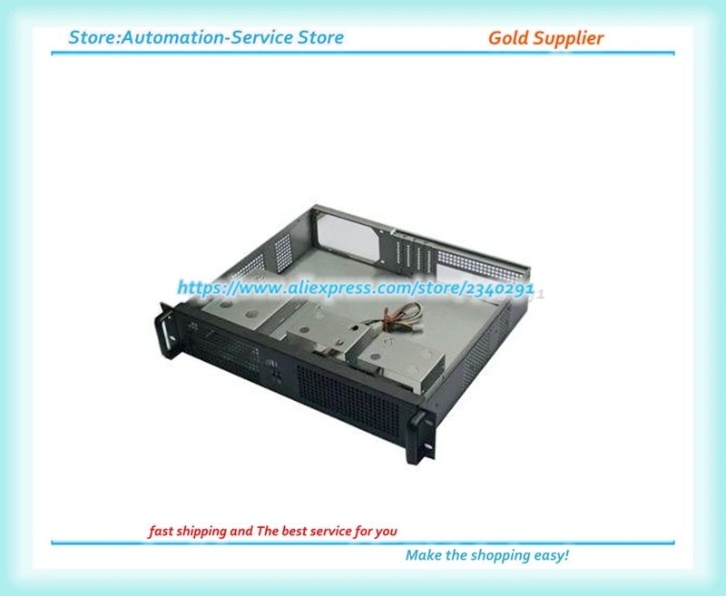 J3812B حافظة خادم 2U قصيرة جدًا طويلة / 380 مم لقمة قرص صلب + 1 بت مصدر طاقة عالي