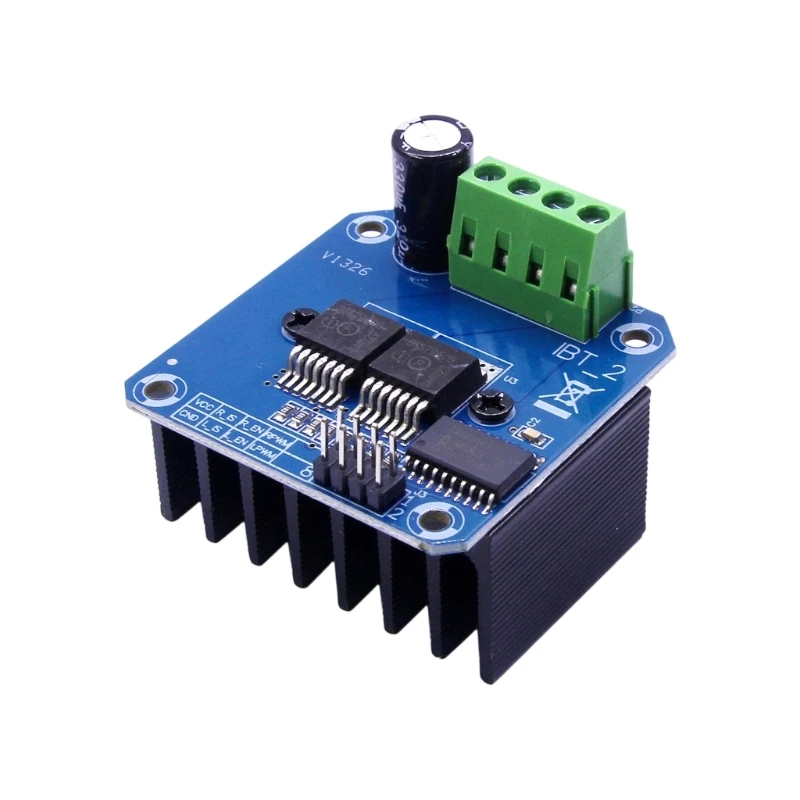 96GD PWM Controlled BTS7960 High Current Driver Module with Reverse and Optimized Efficiency