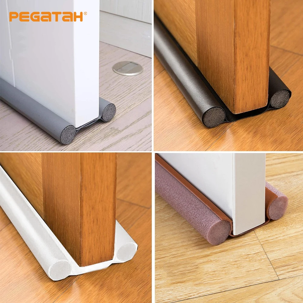 Door Bottom Seal Strip Door Draft Stopper Weather Stripping Draft Blocker Insulator Weatherstrip House Acoustic Foam Dustproof