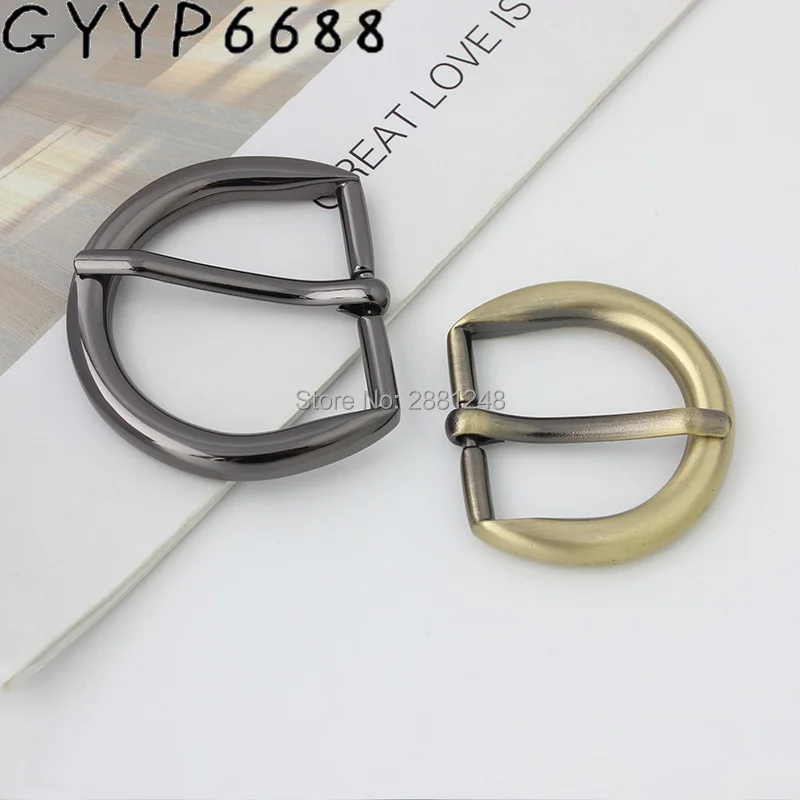 

10-30-100pcs 6colors 25mm 31mm half circular pin buckle,alloy buckles for bag belt adjusted hook adjuster welded slider buckles