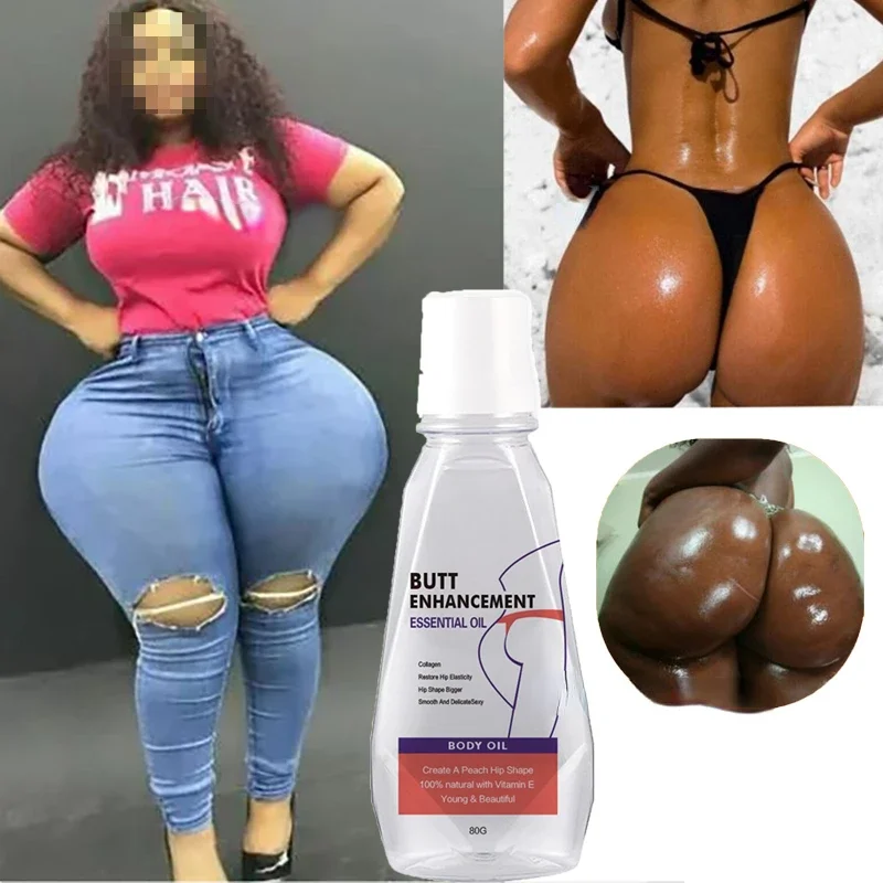 80ml Natural Butt Enhancement Essential Oil Cream Effective Lifting Firming Fast Growth Sexy Butt Hip Lift Up Massage Big Ass