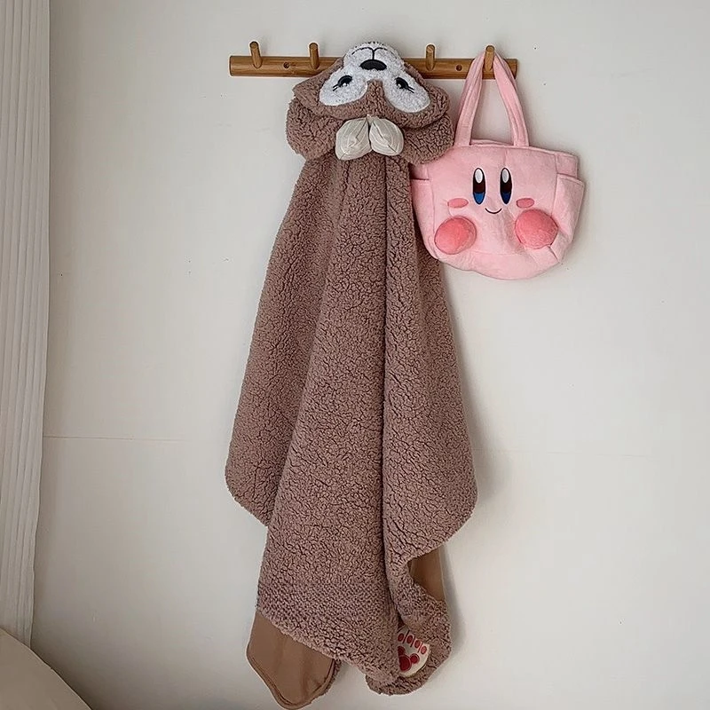 Comfortable Hooded Cloak Blanket ShellieMay LinaBell Duffy Bear StellaLou Lovely Warm Blanket With Hat Travel Office Nap Blanket