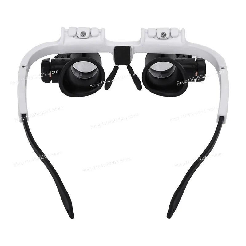 8x/15x/23x Headband LED Magnifier Interchangeable Lens Professional Loupe Watch PCB Jewelry Repair Magnifying Glass