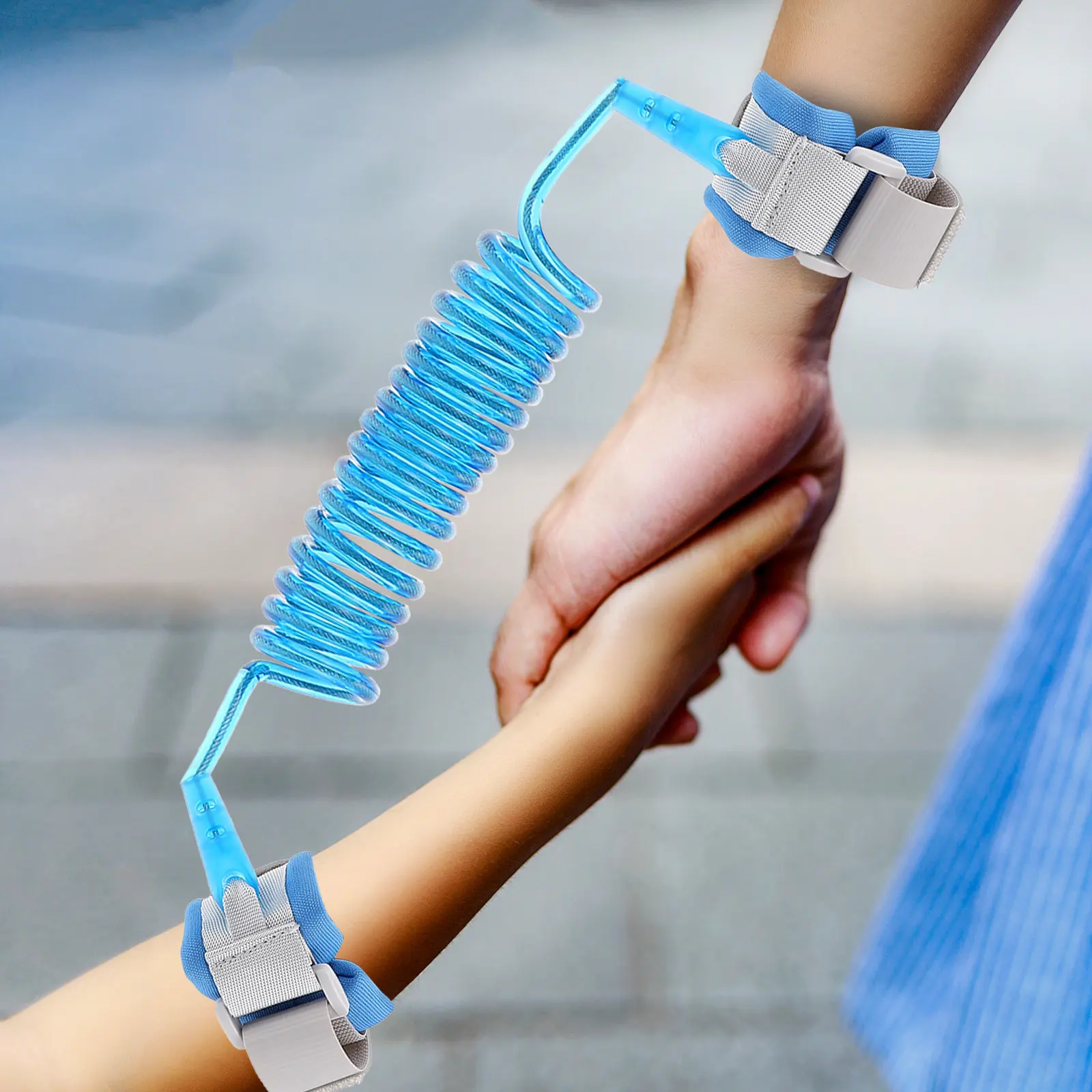 Flexible Toddler Anti-Lost Harness Leash Kids Safety Rope Random Color Breathable Comfortable Wristband Toddler Traction Rope - view 6