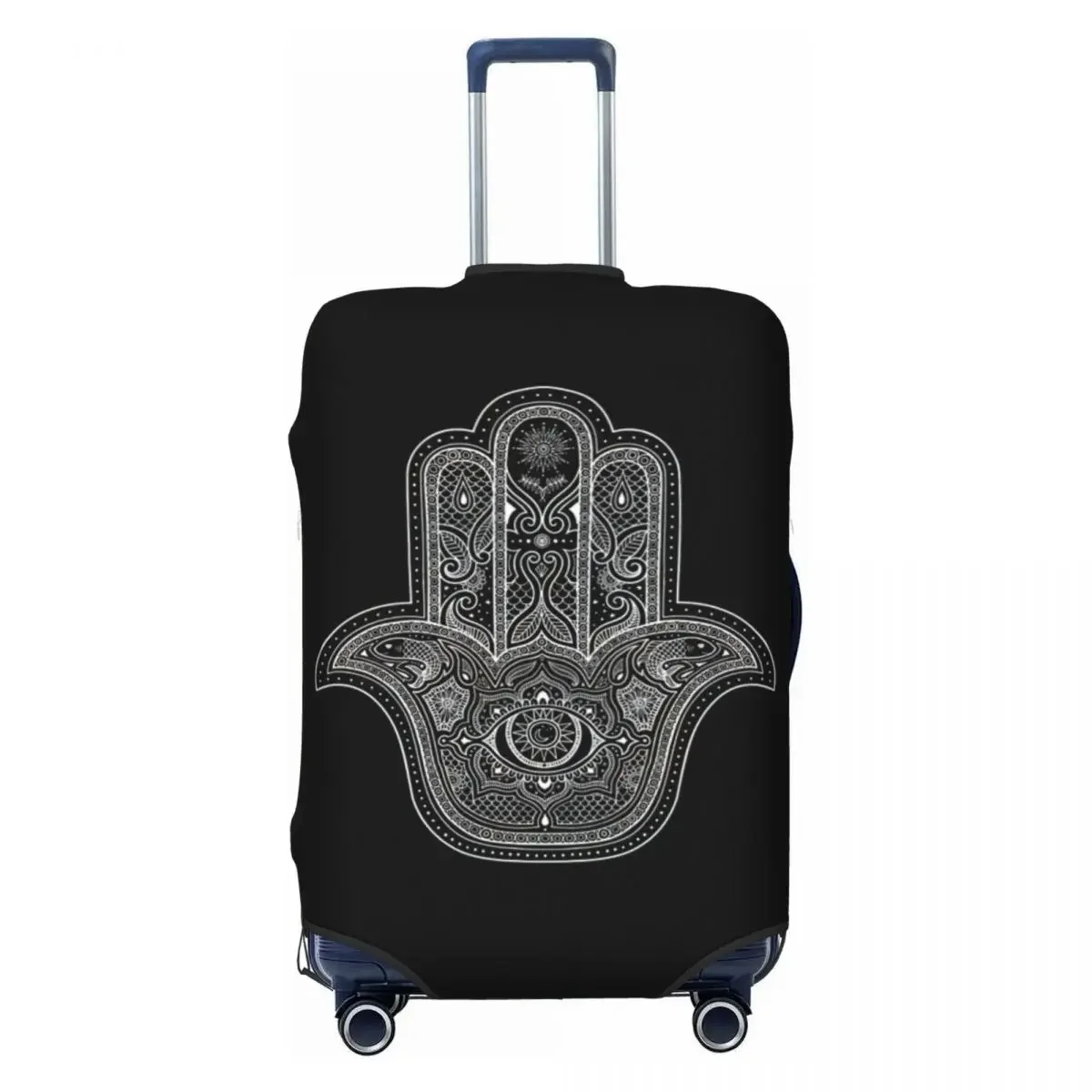 Hamsa Hand Print Luggage Protective Dust Covers Elastic Waterproof 18-32inch Suitcase Cover Travel Accessories