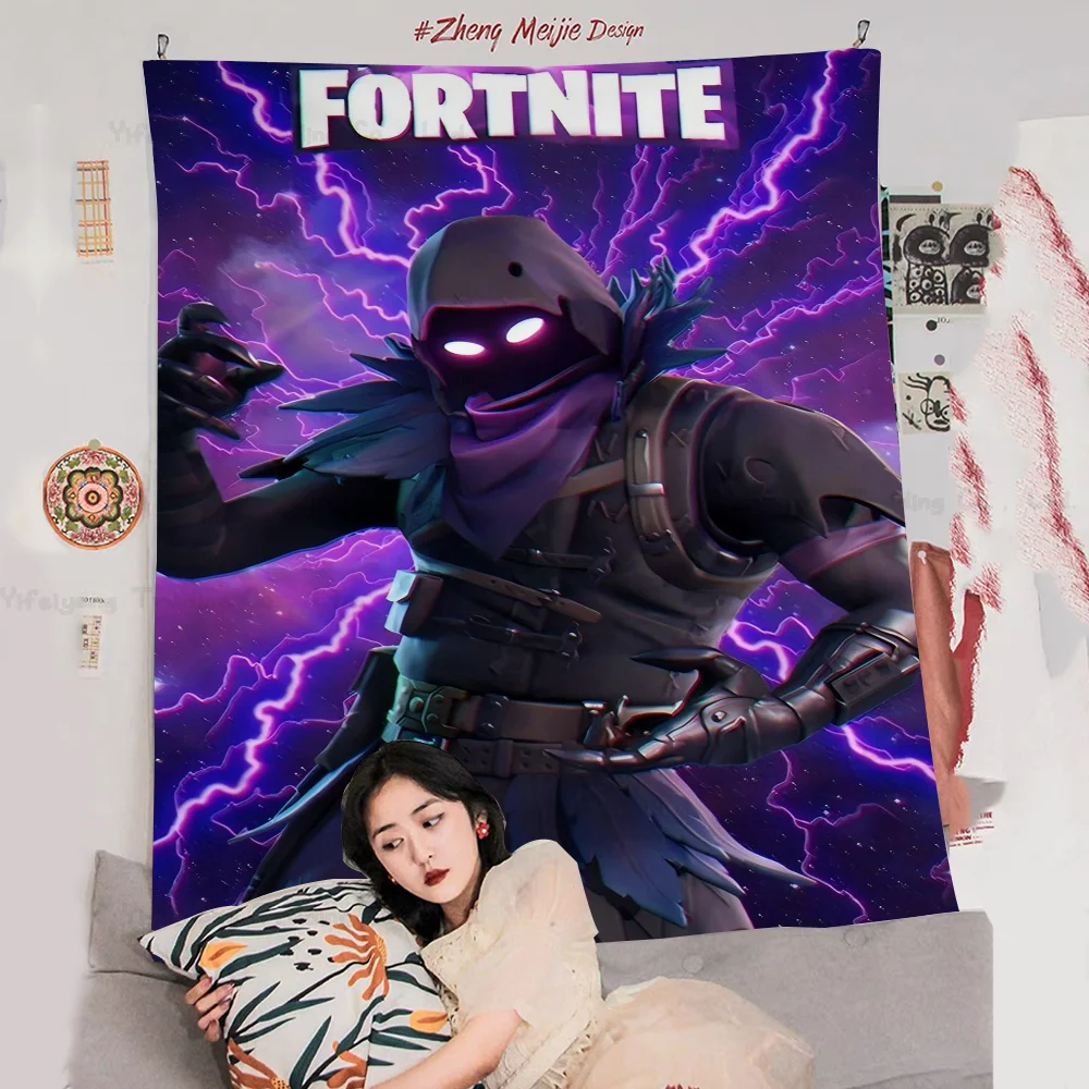 F-Fortnites Chart Гобелен Украшение дома Хиппи Богемное украшение Гадание Настенный домашний декор