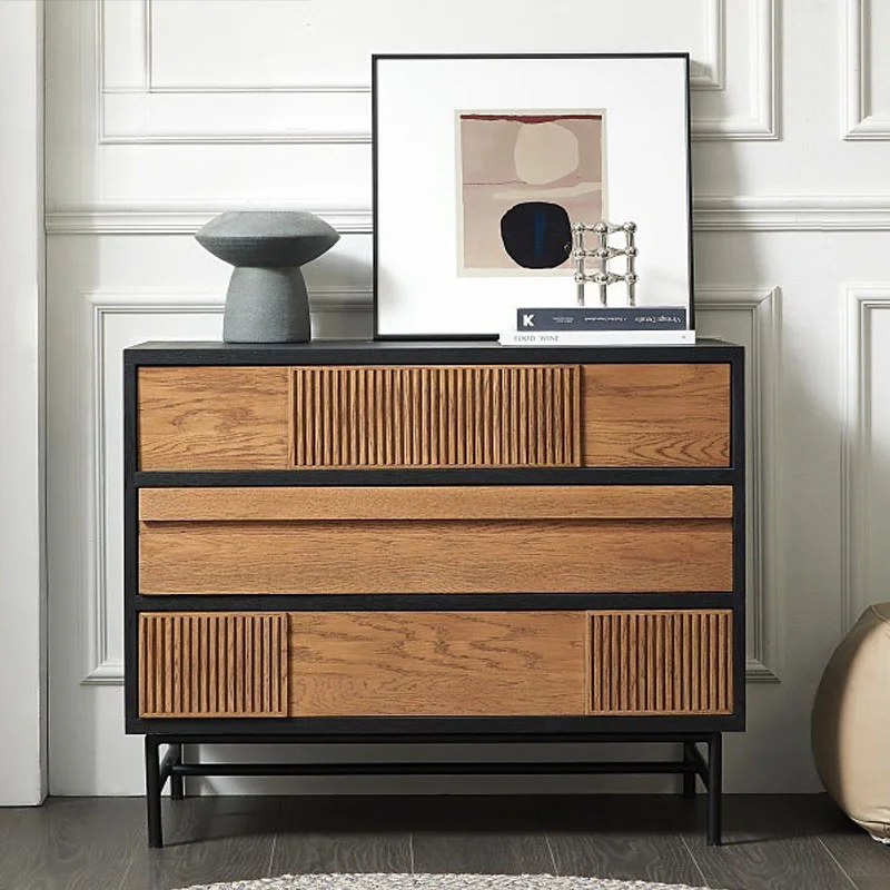 

Side cabinet, wabi-sabi, oak tea cupboard