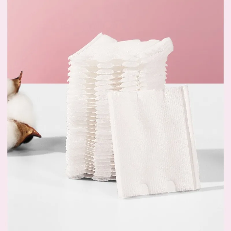 Doppelseitige, dicke, dreilagige Make-up-Baumwolle aus sandwichtiger Baumwolle. Weiche und hautfreundliche, nicht ausfallende Make-up-Entferner-Baumwolle