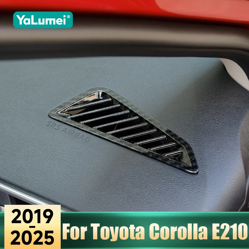 For Toyota Corolla E210 2019 2020 2021 2022 2023 2024 2025 Hybrid ABS Car Dashboard Side Air Vent Outlet Trim Frame Stickers