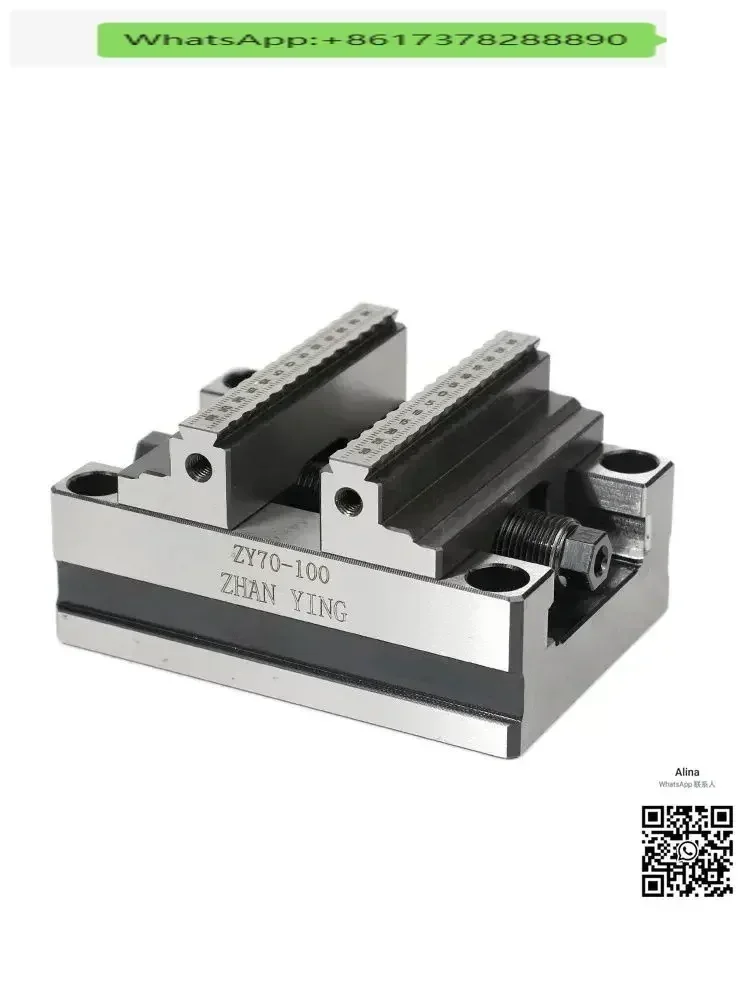 ZY60-80 Precision Four Axis Five Axis Turntable Fixture Self Centering CNC Vise  Machining Center Concentric Flat Nose Pliers