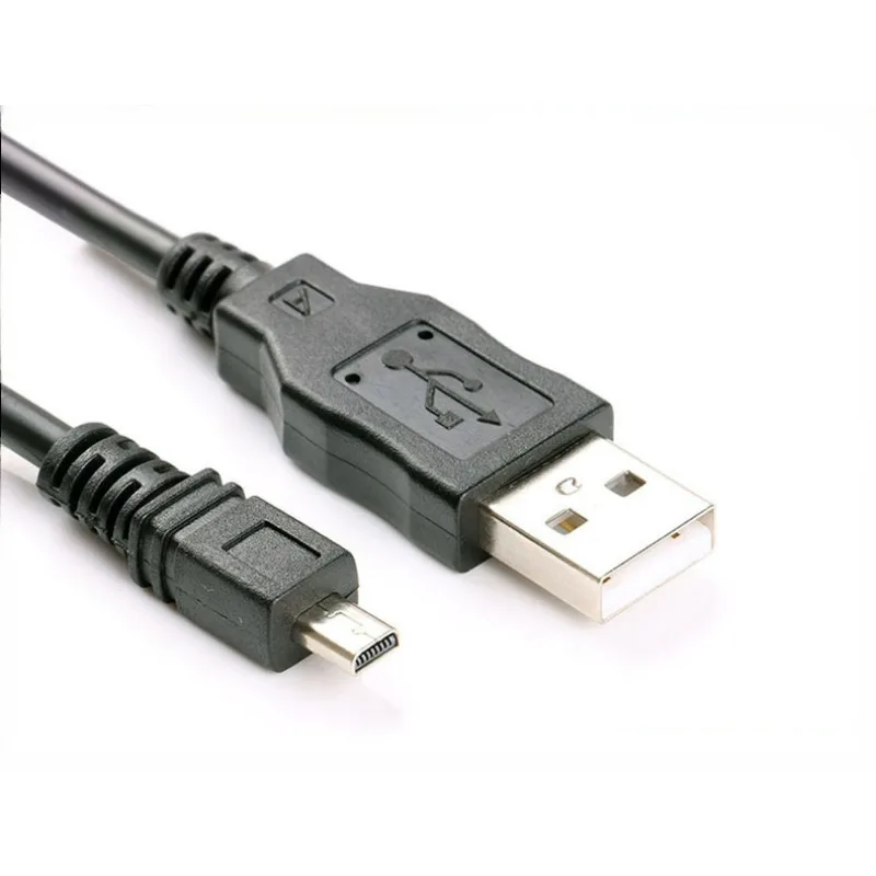 UC-E6 Digital Camera USB Data Cable Mini 8 Pin Data Cable1.5M for Nikon CoolPix Fuji Panasonic Olympus Sony
