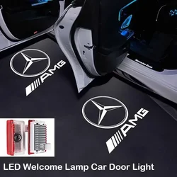 LED Auto HD Luci Porta Logo Laser Decor Progetto Fantasma Lampada Per Mercedes Benz ABC ML GLA GLS Classe E W176 W205 W166 W246 W212