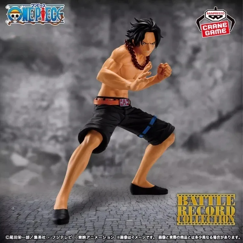 Bandai Banpresto One Piece BRC Portgas D. Ace & Barba Branca Piratas Anime Figura de ação Oficial Modelo colecionável presente