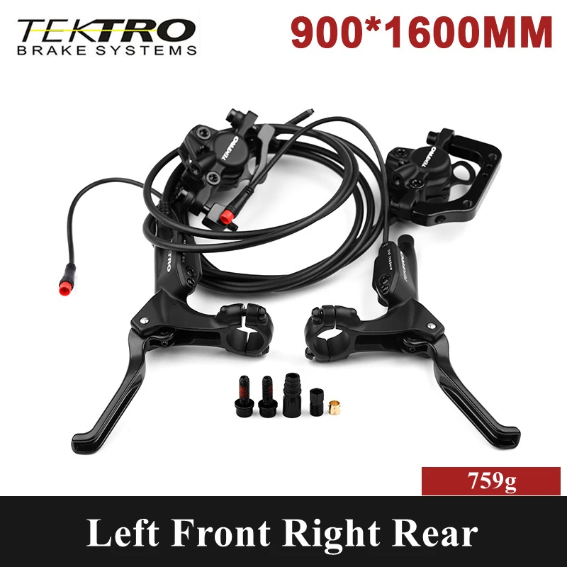 Whole Set Disc Brake TEKTRO HD-E350 Disc Brake With Cut-off Sensor Fit Ebike Disc Brake