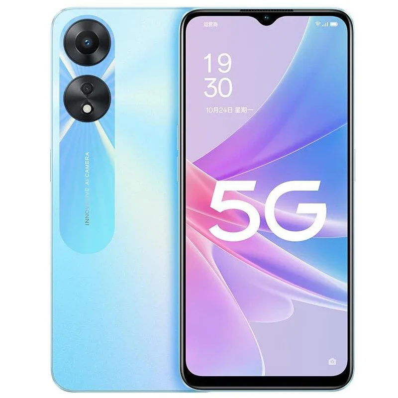 OPPO A78 5G 스마트폰 글로벌 펌웨어 MTK Dimensity 700 RAM 8GB ROM 256GB 6.56" 메인 카메라 50MP 5000mAh 배터리