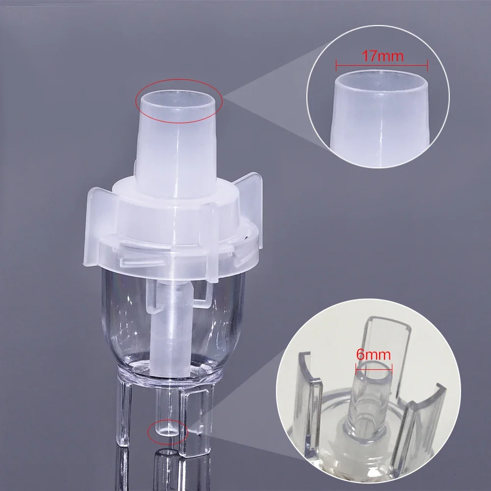 6ml Inhaler Parts Medicine Tank Cup Medical Atomized Cup Air Compressor Nebulizer Accessary Atomized  Medicine Bottle Tank Healt