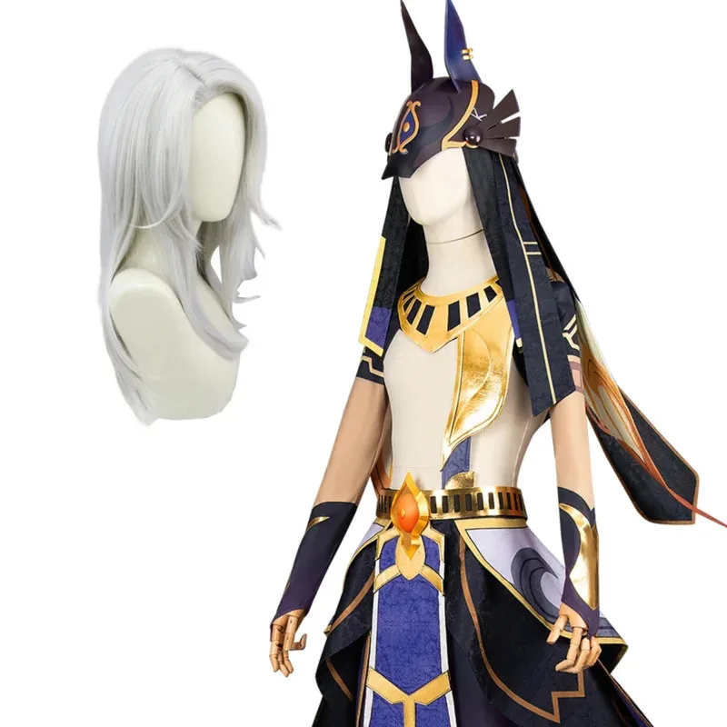

Cyno The Eremite Genshin Impact Game Anime Cosplay Wig Headwear Unisex Halloween Costume Christmas Drag Party Gift KI4s;2'd,5.h;