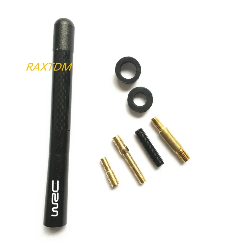 WRC Carbon Fiber Short Antenna Radio Antenna Fit For Alfa Romeo GT Q2 147 156 159 Giulietta MiTo Car Styling