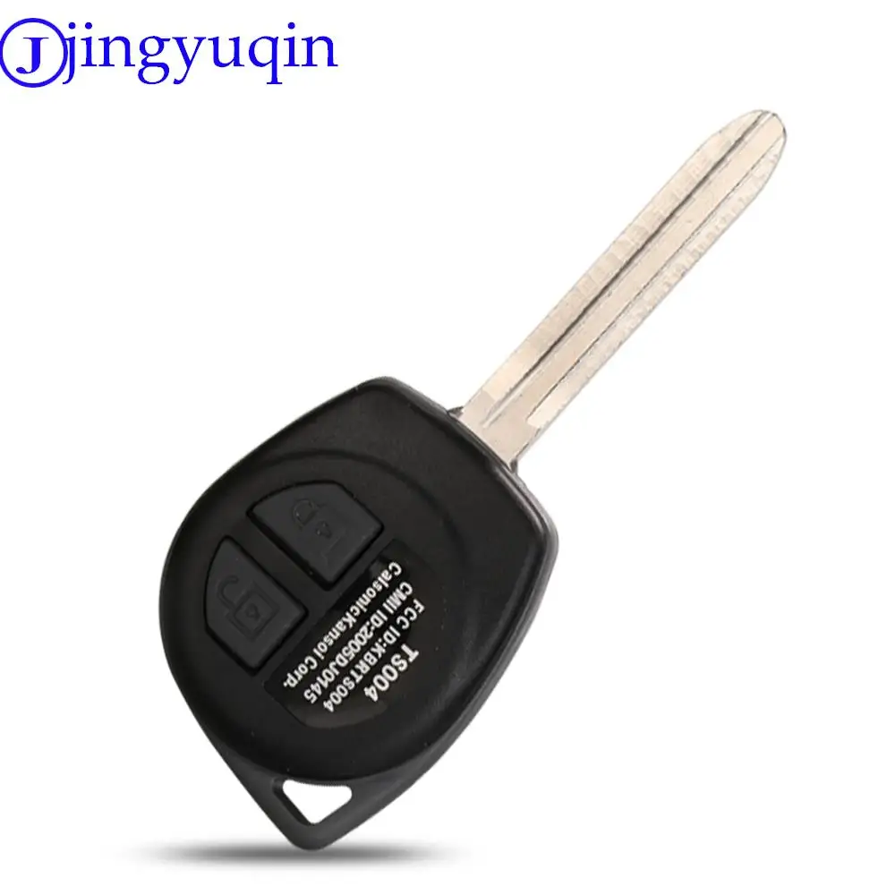 jingyuqin ASK/FSK KBRTS004 2Buttons Car Remote Key 315Mhz/ 433Mhz ID46 Chip For Suzuki Swift Sx4 Alto Vitara Ignis Jimny Splash