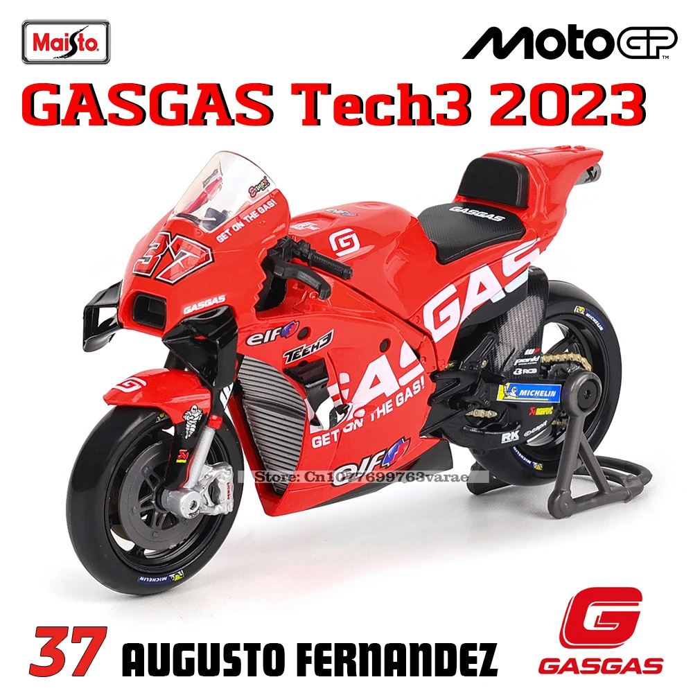 Maisto 1:18 2023 GASGAS Tech3 37#Augusto Fernandez 44#Pol Espargaro Moto GP casting alloy motorcycle Model collection gift toy