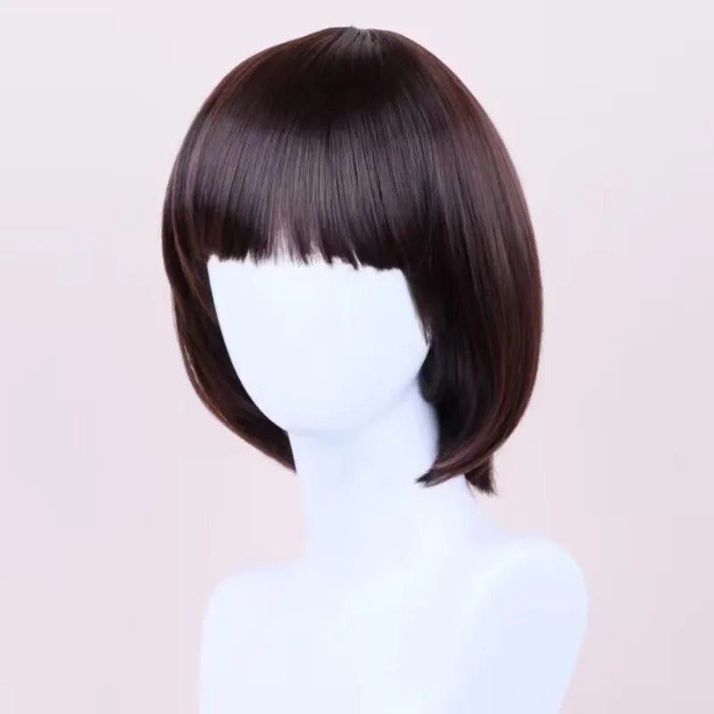 Megumi Kato rôle Cos perruque femme vêtements quotidiens Match chapeaux tête d'étudiant intelligente cheveux courts personnage d'anime modélisation perruque couverture