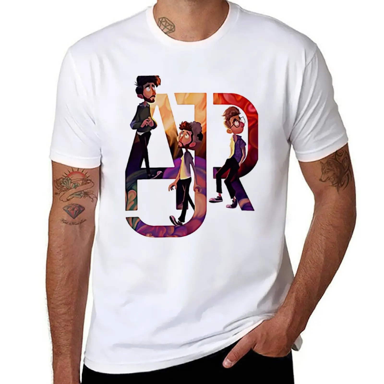 

AJR band #2 - Top Art Limited Edition 2024 T-Shirt Plus Size Basic Short Sleeve Top